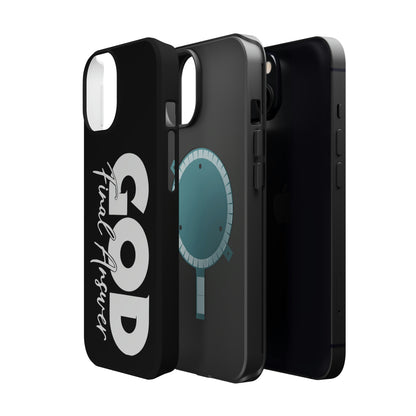 MagSafe Tough Phone Case - (Black) Fits Newest Iphone Models