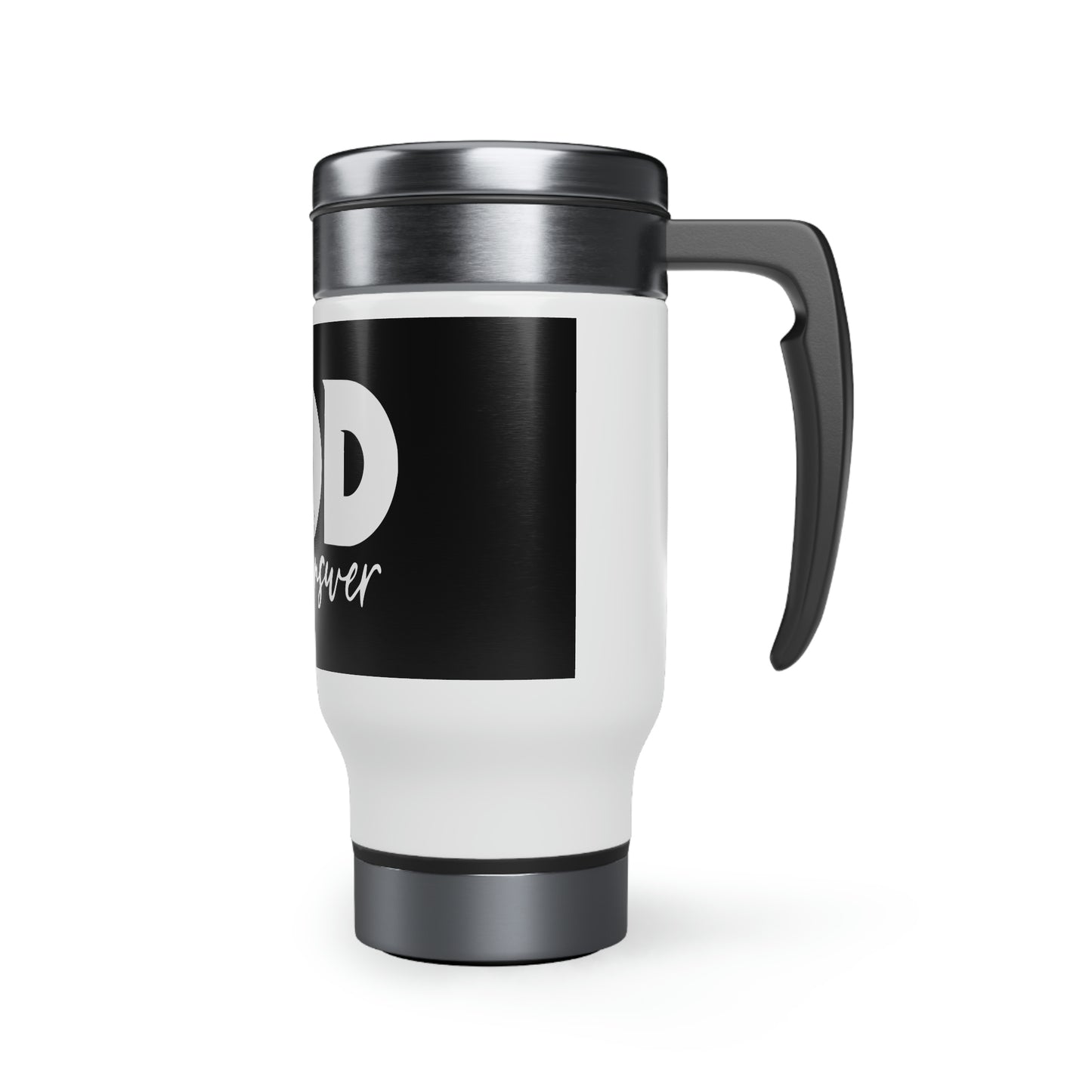 Stainless Steel Travel Mug with Handle, 14oz