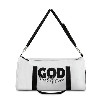 GFA White Duffel Bag  2 Sizes