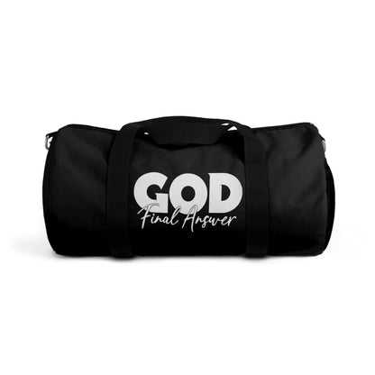 GFA Black Duffel Bag  2 sizes