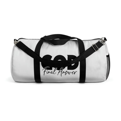 GFA White Duffel Bag  2 Sizes