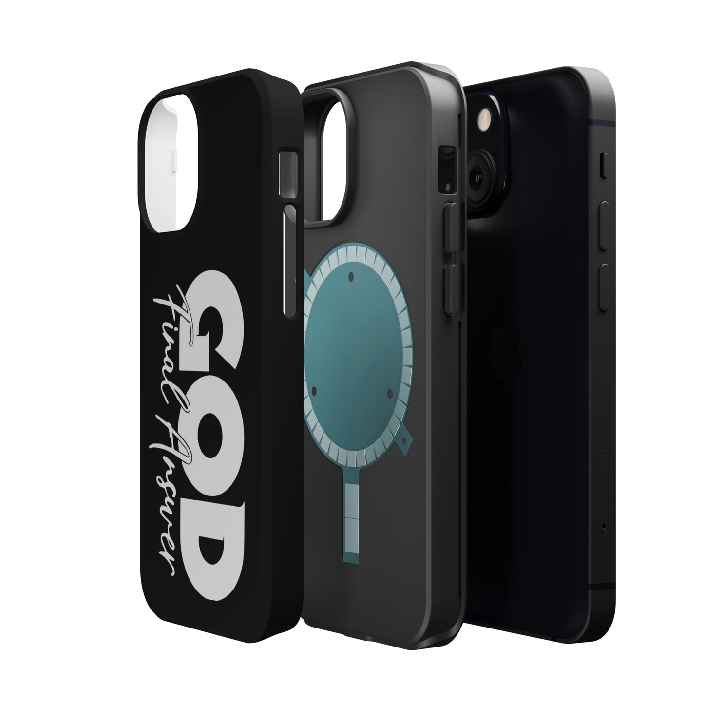 MagSafe Tough Phone Case - (Black) Fits Newest Iphone Models