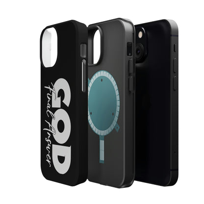 MagSafe Tough Phone Case - (Black) Fits Newest Iphone Models