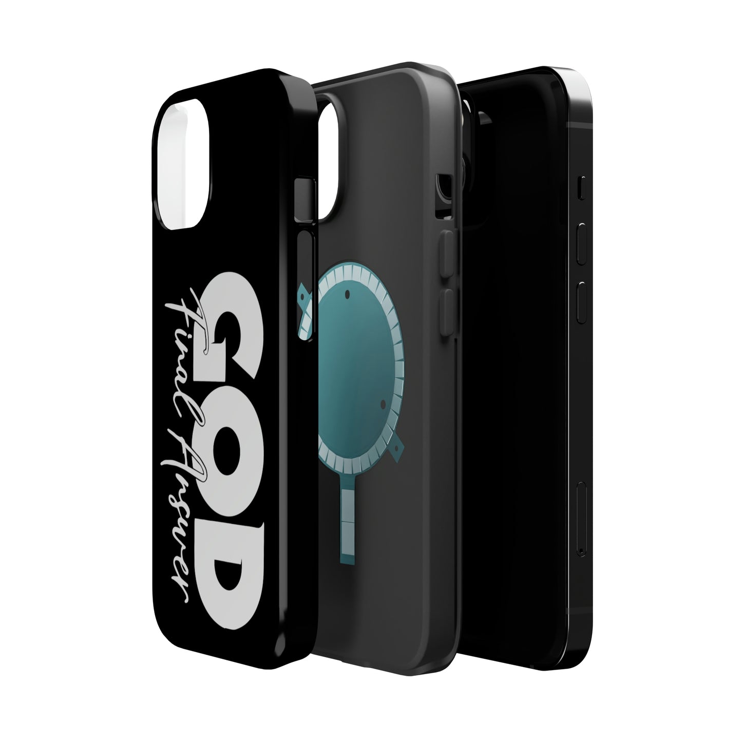 MagSafe Tough Phone Case - (Black) Fits Newest Iphone Models