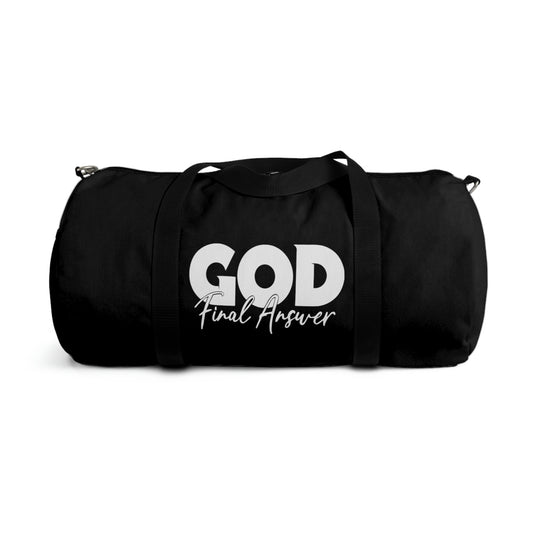 GFA Black Duffel Bag  2 sizes