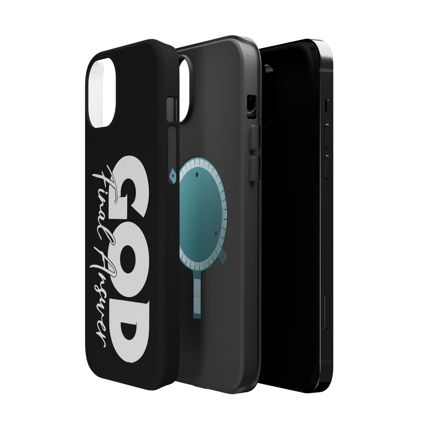 MagSafe Tough Phone Case - (Black) Fits Newest Iphone Models