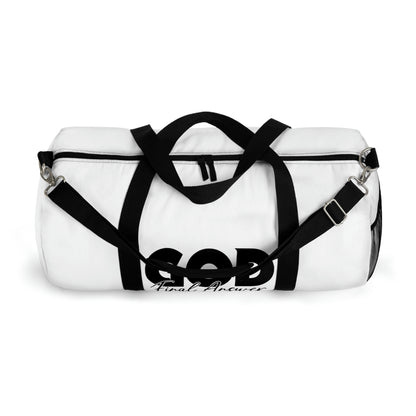 GFA White Duffel Bag  2 Sizes