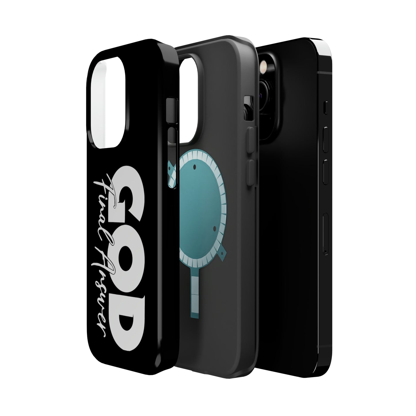 MagSafe Tough Phone Case - (Black) Fits Newest Iphone Models