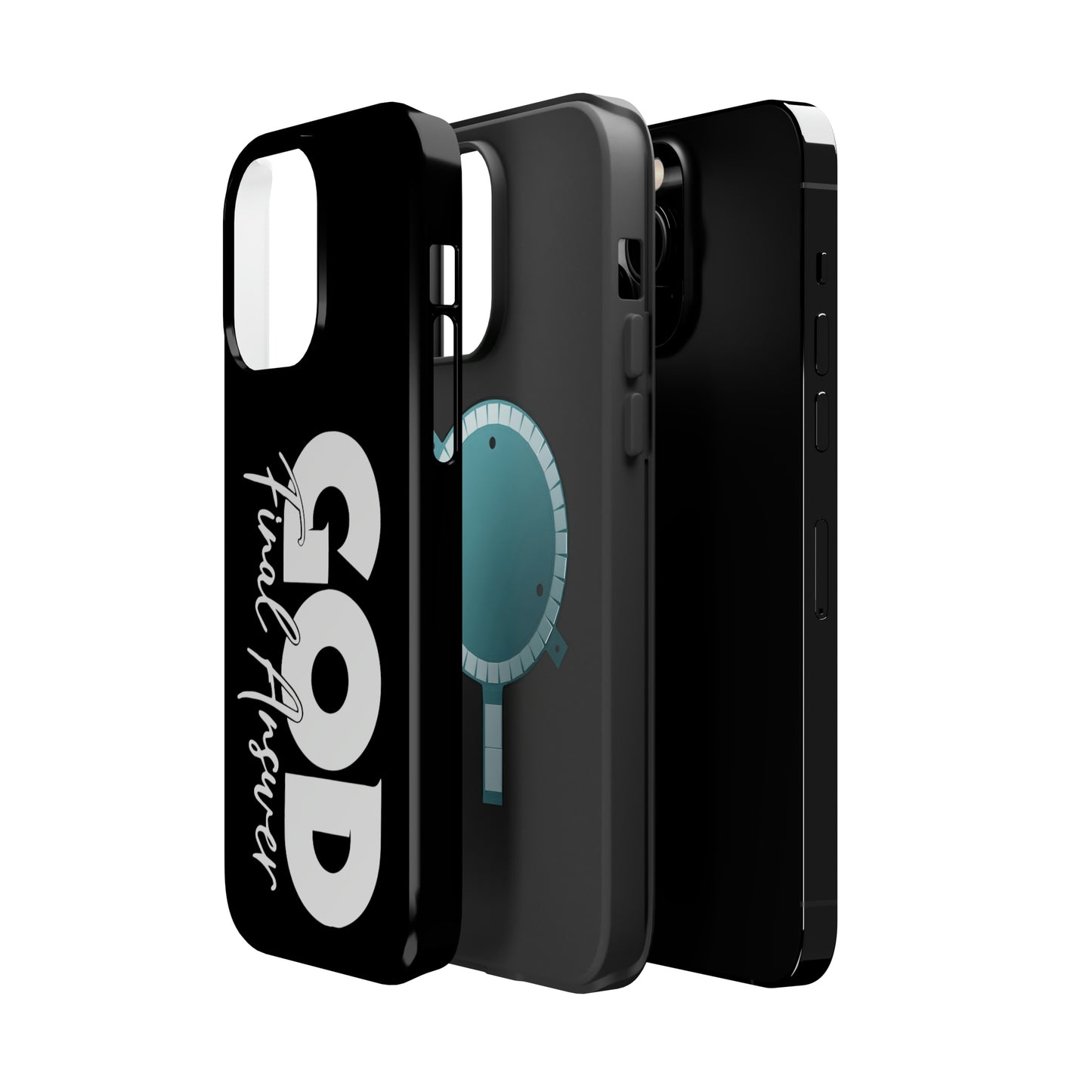 MagSafe Tough Phone Case - (Black) Fits Newest Iphone Models