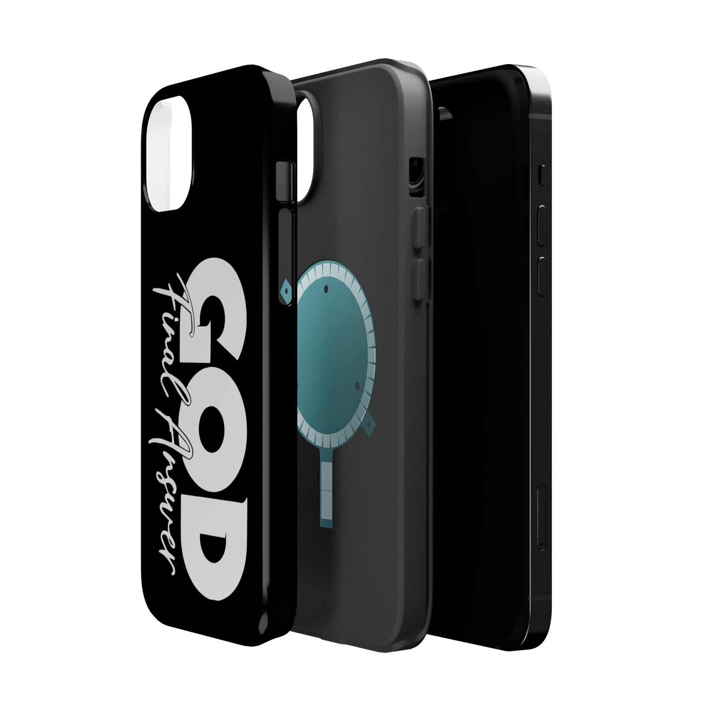 MagSafe Tough Phone Case - (Black) Fits Newest Iphone Models