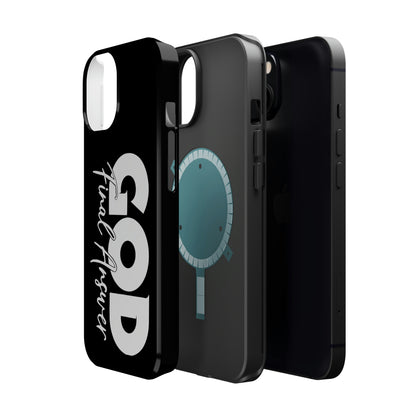 MagSafe Tough Phone Case - (Black) Fits Newest Iphone Models