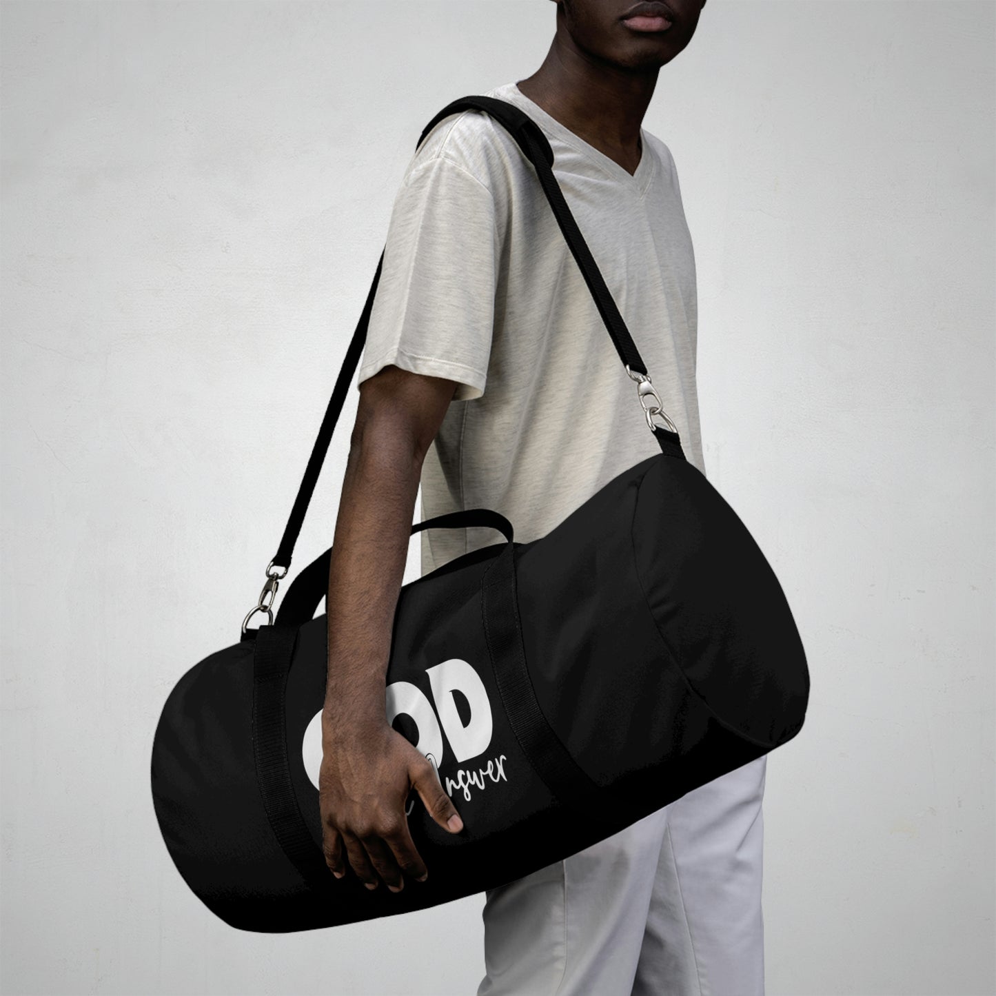 GFA Black Duffel Bag  2 sizes