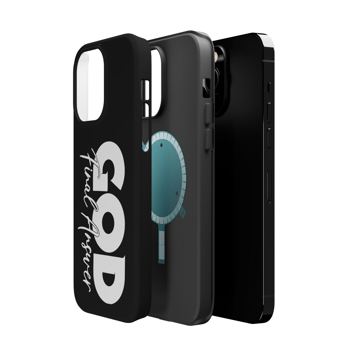 MagSafe Tough Phone Case - (Black) Fits Newest Iphone Models